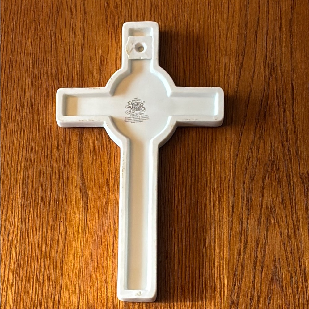 1990 Precious Moment White Cross - Picture 7 of 11